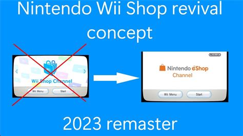 wii shop channel restoration.